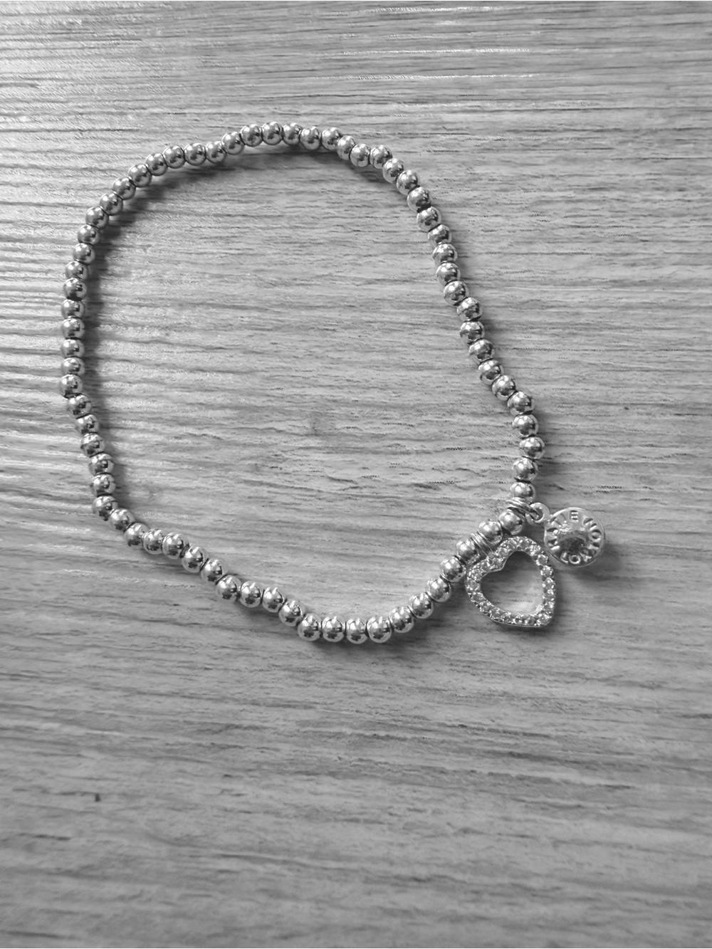 Katie Loxton Birthday Bracelet with Silver Heart Charm